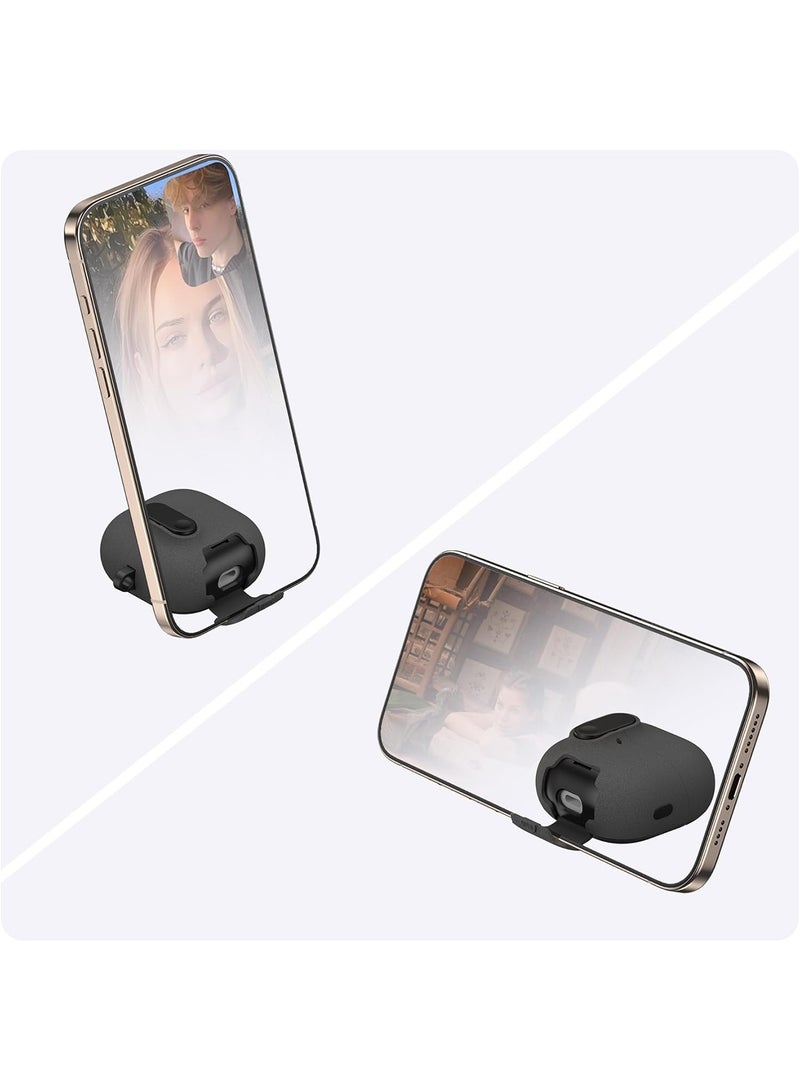 Adando Modern Lock Case for HUAWEI FreeClip 2 Cover, Mil-Rugged Protection with Secure Lock Shockproof Protective Case Cover for HUAWEI FreeClip 2 2025 (Grey) - Image 2